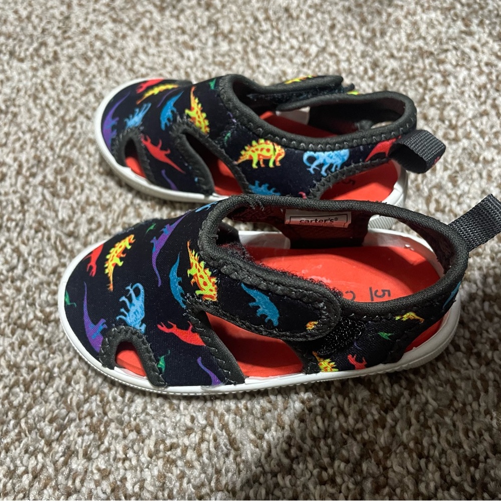 Carter's Kids Multicolor Dinosaur Sandals